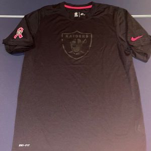 Las Vegas Raiders Nike Breast Cancer Awareness Shirt Adult Small